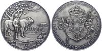 Österreich Versilberte Bronzemedaille Erste Republik 1918-1938. -
