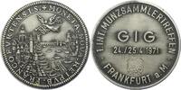 Frankfurt-Stadt Versilberte Bronzemedaille -