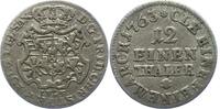 Sachsen-Albertinische Linie 1/12 Taler Friedrich Christian 1763. -