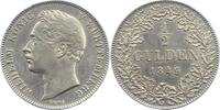 Württemberg 1/2 Gulden Wilhelm I. 1816-1864. -