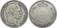 Dänemark 2 Kronen Christian IX. 1863-1906. -