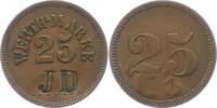 Lübeck-Stadt J. Dunkelmann. 25 Pfennig -