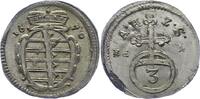 Sachsen-Coburg Dreier Albrecht III. 1680-1699. -
