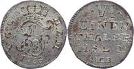Mecklenburg-Strelitz 1/6 Taler Adolf Friedrich IV. 1752-1794. -
