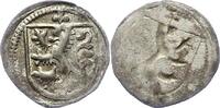 Sachsen-Markgrafschaft Meißen Einseitiger Pfennig Kurfürst Ernst und Herzog Albrecht 1464-1465. -