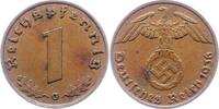 Drittes Reich Reichspfennig 1936 G Fast vorzüglich