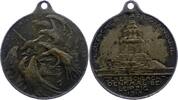 Sachsen-Albertinische Linie versilberte Bronzemedaille Friedrich August III. 1904-1918. -