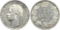 Serbien Dinar Alexander 1889-1902. -