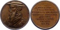 Reformation Bronzemedaille Suiten-Medaille aus der Serie der Reformatoren von Dassier von 1720-1722, je 28 mm. -