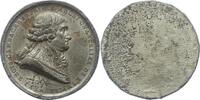 Frankreich Einseitiger Zinnabschlag oder Guss der Vorderseite Napoleon I. 1804-1814, 1815. -