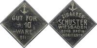 Wiesbaden, Hessen Nassau 10 Pfennig Stadt. EF