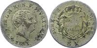 Württemberg 6 Kreuzer Wilhelm I. 1816-1864. -