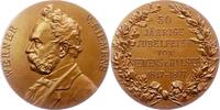 Personenmedaillen Bronzemedaille Siemens, Werner von *1816, +1892, deutscher Physiker und Ingenieur. -