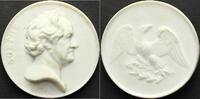 Personenmedaillen Porzellanmedaille Goethe, Johann Wolfgang von *1749 Frankfurt, +1832. -