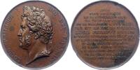 Frankreich Bronzemedaille Louis Philipp 1830-1848. -