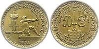 Monaco 50 Centimes Louis II. 1922-1949. -