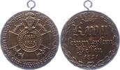 Hessen-Kassel Bronzemedaille Wilhelm II. 1821-1847. -