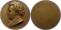 Musiker Einseitige Bronzemedaille Schubert, Franz Peter *1797 Lichtenthal bei Wien, +1828 Wien, österreichischer Komponist. -