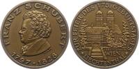 Musiker Bronzemedaille Schubert, Franz Peter *1797 Lichtenthal bei Wien, +1828 Wien, österreichischer Komponist. -