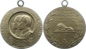 Hessen-Darmstadt versilberte Bronzemedaille Ernst Ludwig 1892-1918. -
