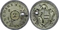 Salzburg 2 Kreuzer Sigismund von Schrattenbach 1753-1771. -