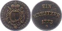 Augsburg-Bistum Kreuzer Clemens-Wenzel von Sachsen-Polen 1768-1803. -