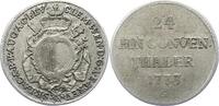 Augsburg-Bistum 1/24 Taler Clemens-Wenzel von Sachsen-Polen 1768-1803. -