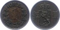 Norwegen 1 Öre 1 Unter schwedischer Regierung 1814-1905. -