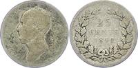 Niederlande-Königreich 25 Cent Wilhelm II. 1840-1849. -