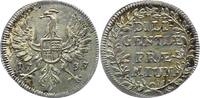 Brandenburg-Ansbach Silbermedaille Karl Wilhelm Friedrich 1729-1757. -