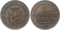 Reuss-ältere Linie Pfennig Heinrich XXII. 1859-1902. -