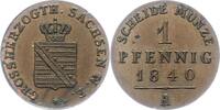 Sachsen-Weimar-Eisenach Pfennig Carl Friedrich 1828-1853. -
