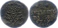 Dänemark 1 Skilling Frederik IV. 1699-1730. -