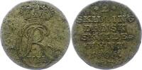 Dänemark 2 Skilling Christian VII. 1766-1808. -