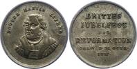 Reformation CALW. Versilberte Bronzemedaille 300-Jahrfeier der Reformation 1817. -
