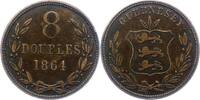 Großbritannien-Guernsey 8 Doubles Guernsey 1000 - 2100. -