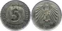 Münzen der Bundesrepublik Deutschland 5 Mark auf dünner Ronde 1 Mark 1945-2001. -