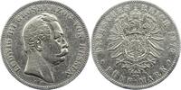 Hessen 5 Mark Ludwig III. 1848-1877. -