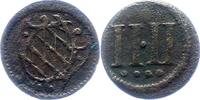 Bayern 4 Kipperpfennig Maximilian I., als Herzog 1598-1623. -