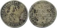 Sachsen-Meiningen 1/12 Taler Ernst Ludwig 1706-1724. -