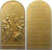Belgien-Königreich Bronzeplakette Albert I. 1909-1934. -