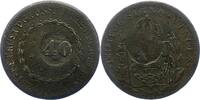 Brasilien 40 Reis Pedro I. 1826-1831. -
