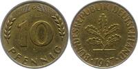 Münzen der Bundesrepublik Deutschland 10 Pfennig Mark 1945-2001. -