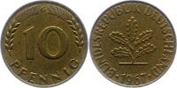 Münzen der Bundesrepublik Deutschland 10 Pfennig Mark 1945-2001. -