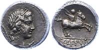 Republik Denar P. Crepusius 82 v. Chr.. -
