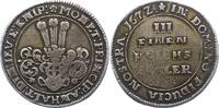 Jever-Grafschaft 1/3 Taler Carl Wilhelm von Anhalt-Zerbst 1667-1718. -