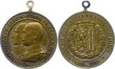 Sachsen-Albertinische Linie Bronzemedaille Friedrich August III. 1904-1918. -