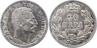 Serbien 50 Para Peter I. 1903-1918. -
