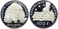 Frankreich 100 Francs / 15 Ecus Republik 1940-2100. -