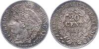 Frankreich 20 Centimes Zweite Republik 1848-1852. -